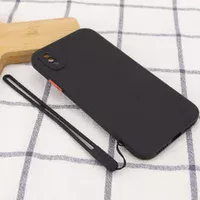 Чехол TPU Square Full Camera для Apple iPhone XS Max (6.5") Черный