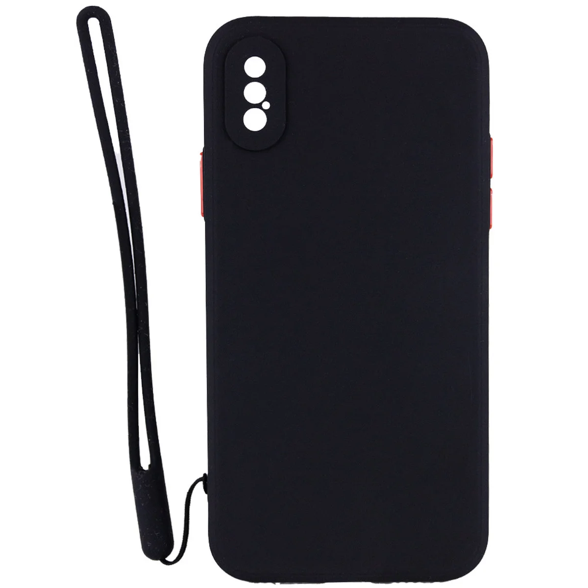 Чехол TPU Square Full Camera для Apple iPhone XS Max (6.5") Черный