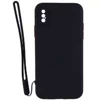 Чехол TPU Square Full Camera для Apple iPhone XS Max (6.5") Черный