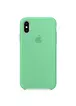Чехол Silicone case (A) для Apple iPhone XS Max (6.5") Зеленый / Spearmint