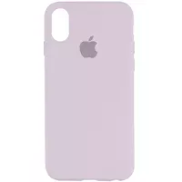 Чехол Silicone Case Full Protective (AA) для Apple iPhone XS Max (6.5") Сиреневый / Lilac