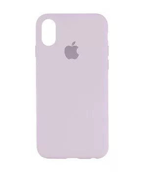 Чехол Silicone Case Full Protective (AA) для Apple iPhone XS Max (6.5") Сиреневый / Lilac