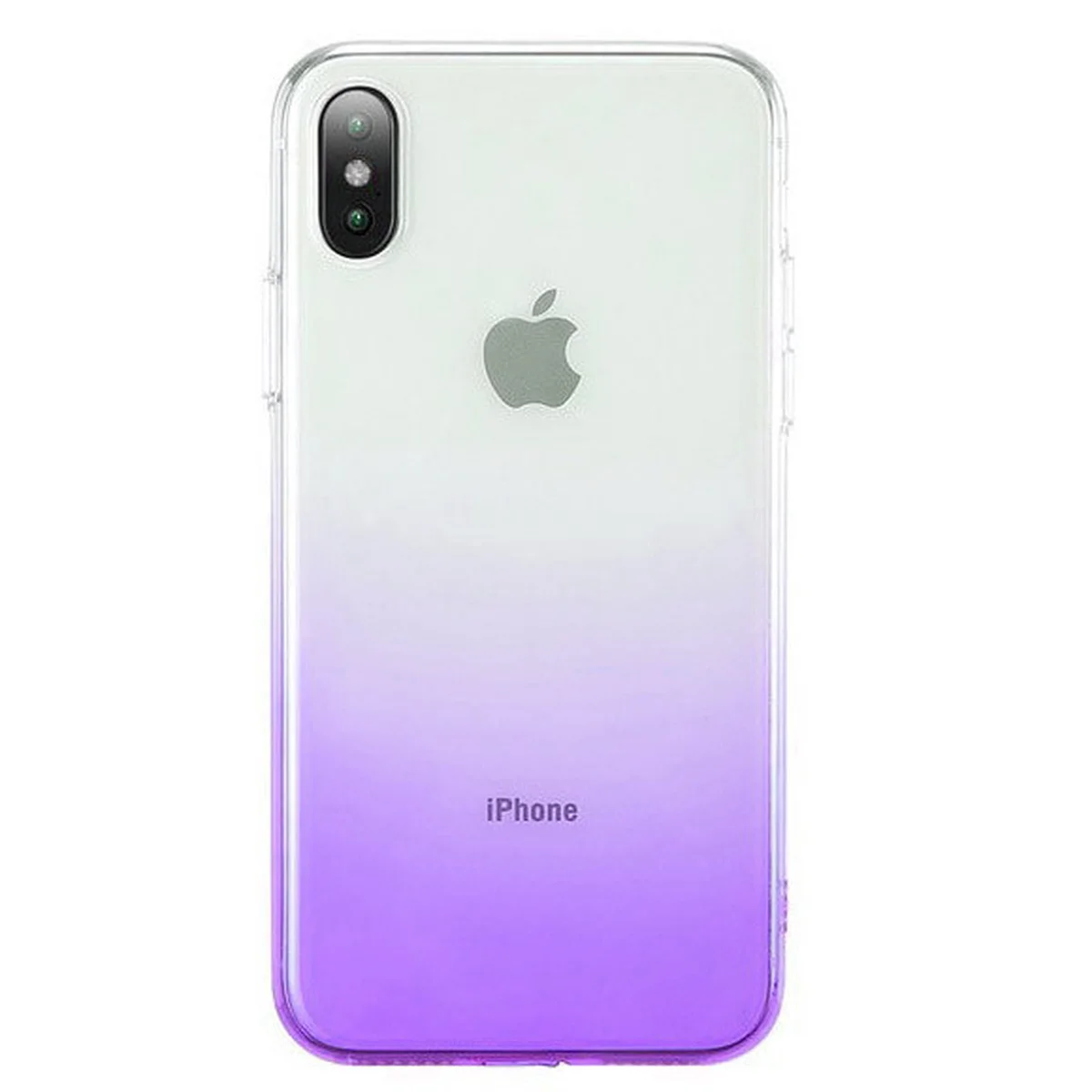 TPU+PC Ombre для Apple iPhone XS Max (6.5") Фиолетовый