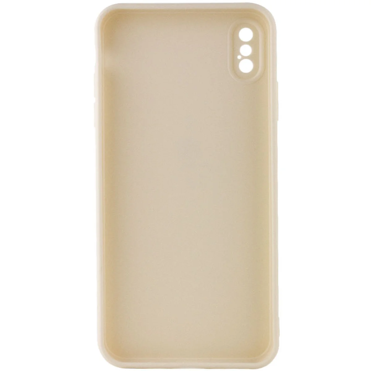 Силіконовий чохол Candy Full Camera для Apple iPhone XS Max (6.5 ") Бежевий / Antigue White