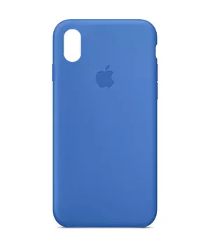 Чохол Silicone Case Full Protective (AA) Apple iPhone XS Max (6.5") Синій / Capri Blue