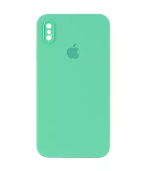 Чохол Silicone Case Square Full Camera Protective (AA) для Apple iPhone XS Max (6.5 ") Зелений / Spearmint