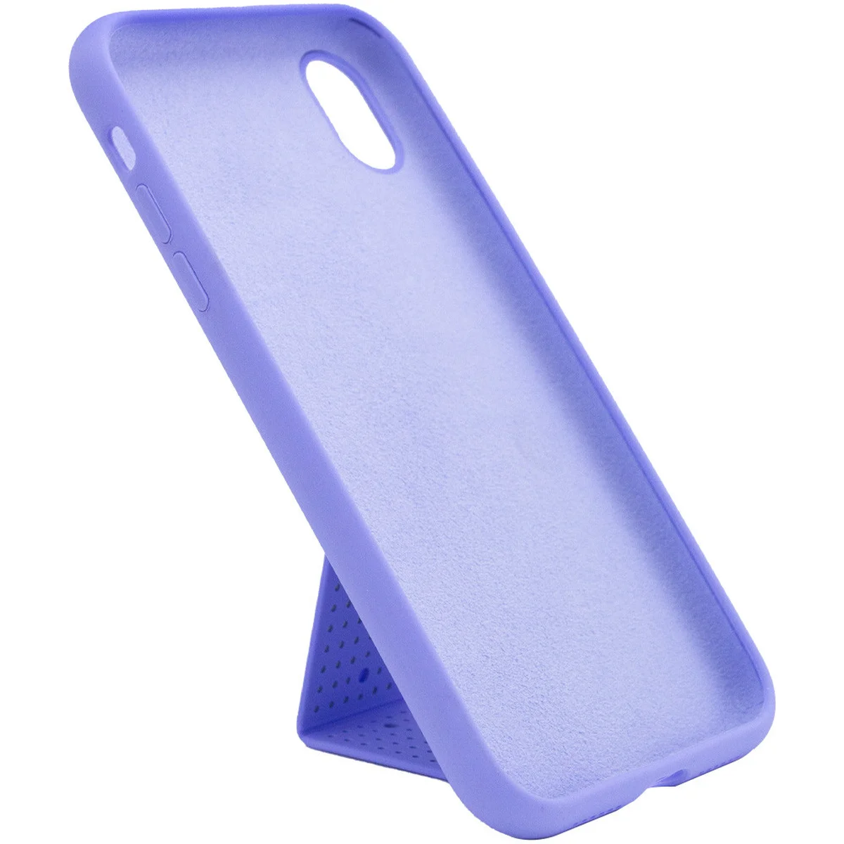 Чохол Silicone Case Hand Holder для Apple iPhone XS Max (6.5 ") Бузковий / Dasheen