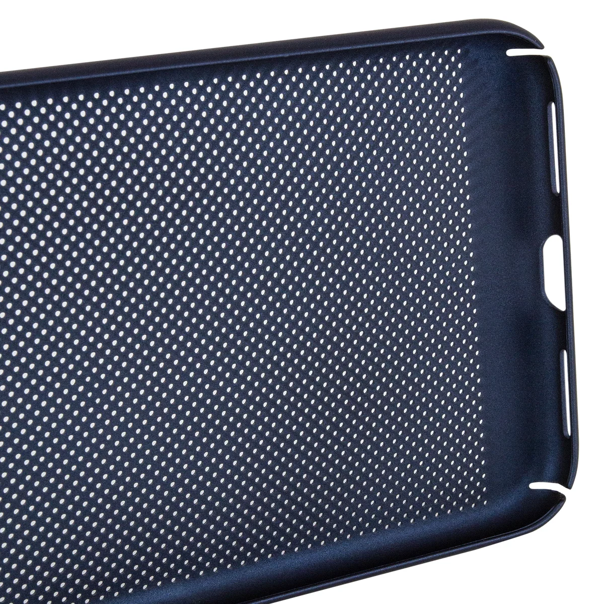 Ультратонкий дышащий чехол Grid case для Apple iPhone XS Max (6.5") Темно-синий