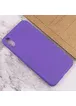 Силіконовий чохол Candy для Apple iPhone XS Max (6.5 ") Бузковий