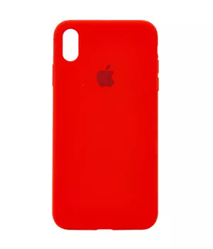 Чехол Silicone case (A) (с закрытым низом) для Apple iPhone XS Max (6.5") Красный / Red Чехол Silicone case (A) (с закрытым низом) для Apple iPhone XS Max (6.5") Красный / Red