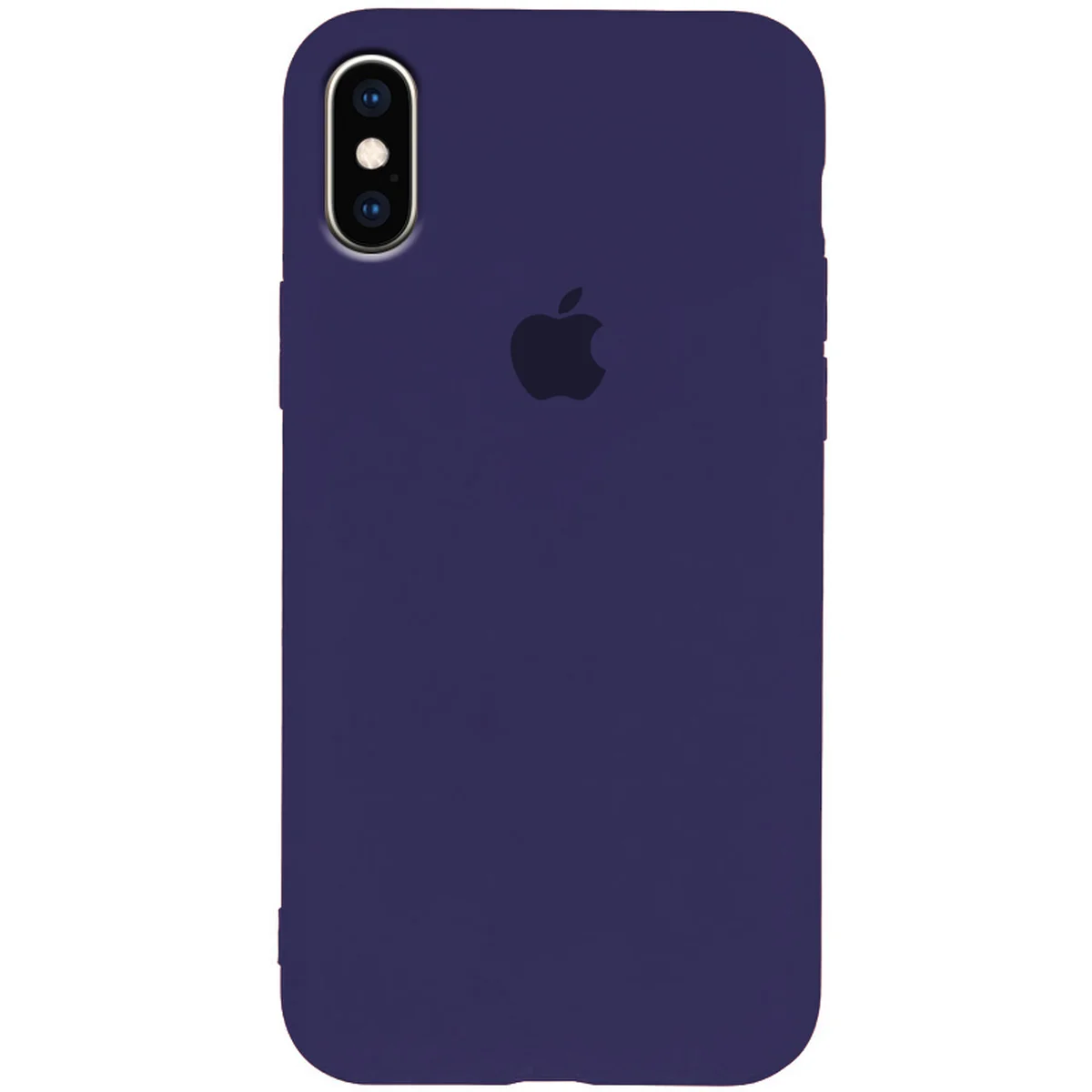 Чохол Silicone Case Slim Full Protective для Apple iPhone XS Max (6.5 ") Синій / Midnight Blue