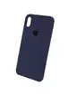 Чохол Silicone Case (AA) для Apple iPhone XS Max (6.5 ") Синій / Midnight Blue