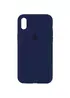 Чохол Silicone Case Full Protective (AA) для Apple iPhone XS Max (6.5 ") Синій / Deep navy