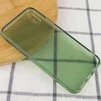 Матовий напівпрозорий TPU чохол із захистом камери для Apple iPhone XS Max (6.5 ") Зелений / Green