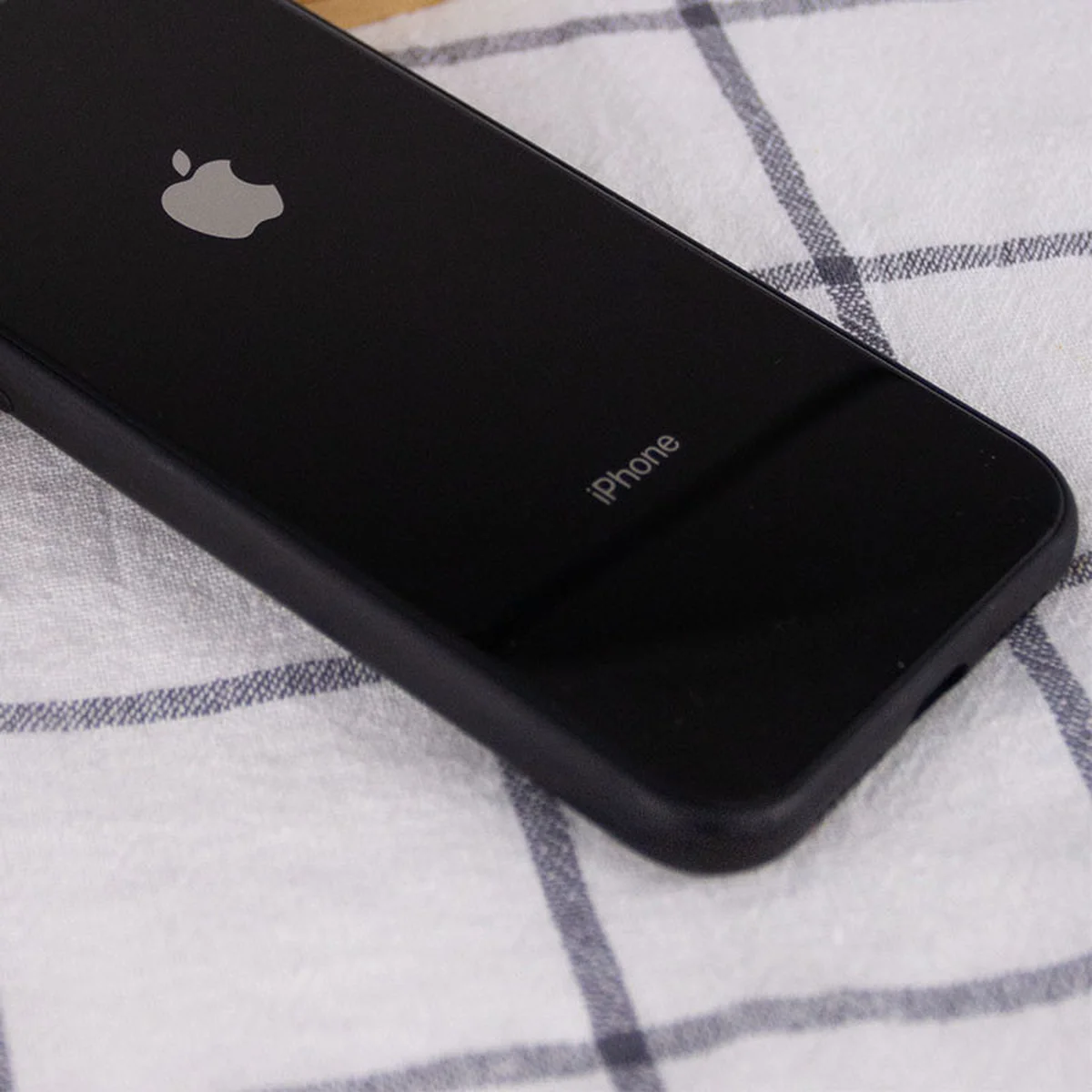 TPU+Glass чехол GLOSSY Logo (opp) для Apple iPhone XS Max (6.5") Черный