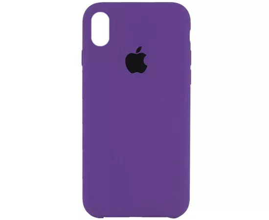 Чехол Silicone Case (AA) для Apple iPhone XS Max (6.5") Фиолетовый / Amethyst