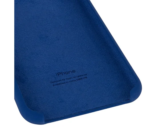 Чохол Silicone case (AAA) для Apple iPhone XS Max (6.5 ") Синій / Blue Horizon