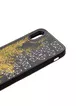 TPU + PC чохол Liquid (glitter) для Apple iPhone XS Max (6.5 ") Тетріс / Золотий