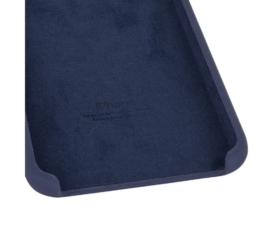 Чохол Silicone Case (AA) для Apple iPhone XS Max (6.5 ") Синій / Midnight Blue
