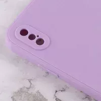 Силіконовий чохол Candy Full Camera для Apple iPhone XS Max (6.5 ") Бузковий / Dasheen