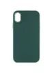 TPU чохол Bonbon Metal Style для Apple iPhone XS Max (6.5") Зелений / Pine green
