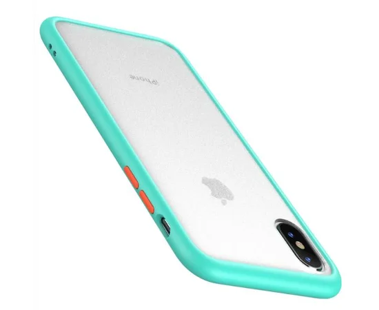 TPU чехол LikGus Maxshield для Apple iPhone XS Max (6.5") Голубой