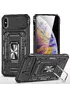Удароміцний чохол Camshield Army Ring Apple iPhone XS Max (6.5") Чорний / Black