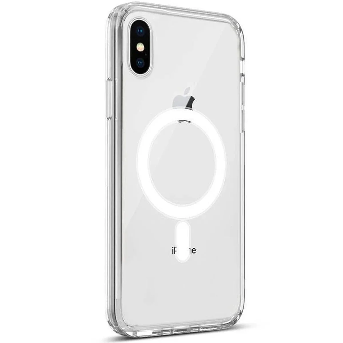 Чохол TPU Clear Case with MagSafe для Apple iPhone XS Max (6.5") Clear
