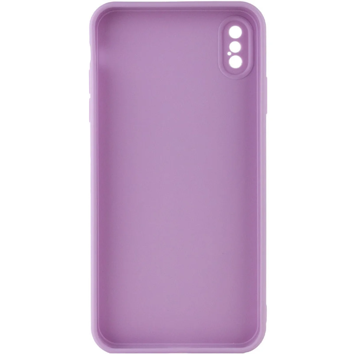 Силіконовий чохол Candy Full Camera для Apple iPhone XS Max (6.5 ") Бузковий / Dasheen