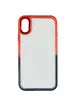 Чехол TPU+PC Fresh sip series для Apple iPhone XS Max (6.5") Черный / Красный