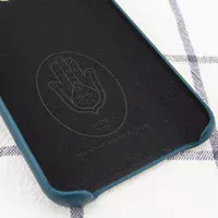 Кожаный чехол AHIMSA PU Leather Case Logo (A) для Apple iPhone XS Max (6.5") Зеленый