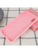 Чехол Silicone case (A) (с закрытым низом) для Apple iPhone XS Max (6.5") Розовый / Pink