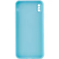 Силіконовий чохол Candy Full Camera для Apple iPhone XS Max (6.5 ") Бірюзовий / Turquoise