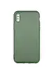 Матовий напівпрозорий TPU чохол із захистом камери для Apple iPhone XS Max (6.5 ") Зелений / Green