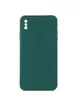 Силіконовий чохол Candy Full Camera для Apple iPhone XS Max (6.5 ") Зелений / Forest green