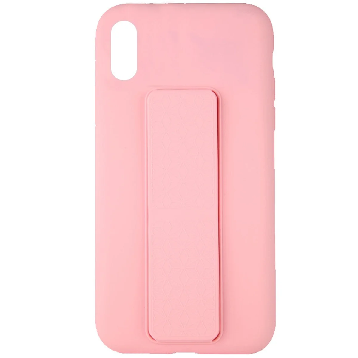 Чохол Silicone Case Hand Holder для Apple iPhone XS Max (6.5 ") Рожевий / Pink