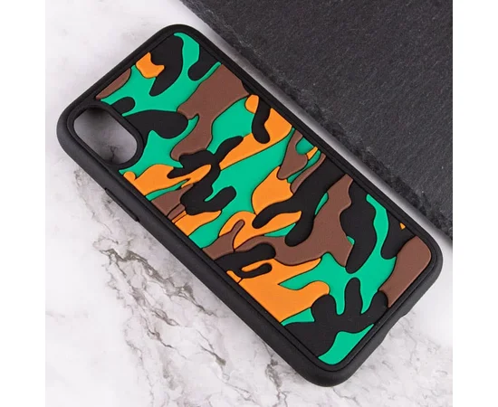 Чохол TPU+PC Army Collection для Apple iPhone XS Max (6.5") Коричневий
