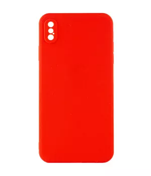 Силіконовий чохол Candy Full Camera для Apple iPhone XS Max (6.5 ") Червоний / Red