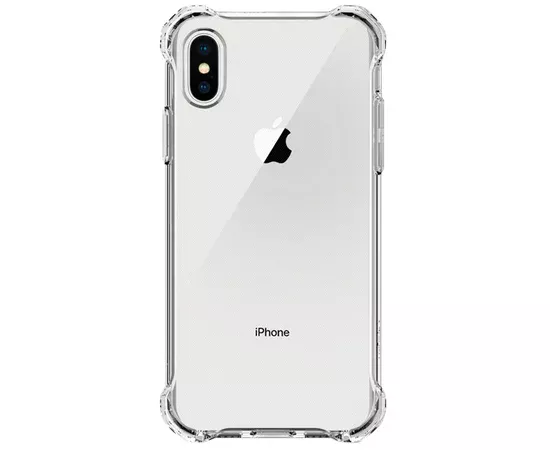 TPU чехол GETMAN Ease с усиленными углами для Apple iPhone XS Max (6.5") Прозрачный / Transparent