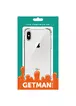 TPU чехол GETMAN Ease с усиленными углами для Apple iPhone XS Max (6.5") Прозрачный / Transparent