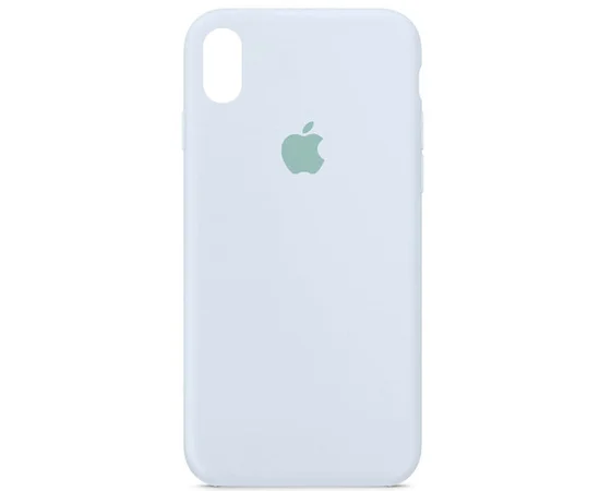 Чехол Silicone Case Full Protective (AA) для Apple iPhone XS Max (6.5") Голубой / Cloud Blue