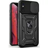 Чохол Ummi Camshield Serge Ring Apple iPhone XS Max (6.5") Чорний / Black
