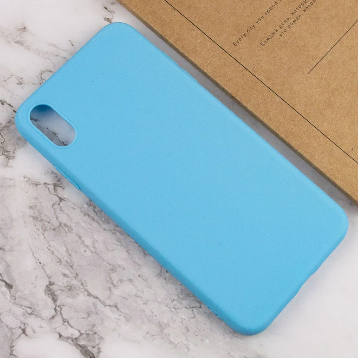 Силіконовий чохол Candy для Apple iPhone XS Max (6.5 ") Блакитний