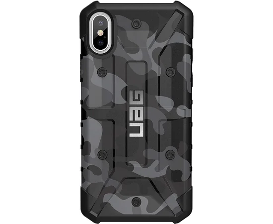 Ударопрочный чехол UAG Pathfinder камуфляж для Apple iPhone XS Max (6.5") Серый