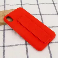 Чехол Silicone Case Hand Holder для Apple iPhone XS Max (6.5") Красный / Red