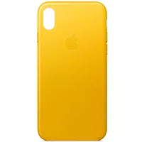 Чохол Silicone Case Full Protective (AA) Apple iPhone XS Max (6.5") Жовтий / Sunflower
