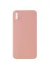 Силиконовый чехол Candy Full Camera для Apple iPhone XS Max (6.5") Розовый / Pink Sand