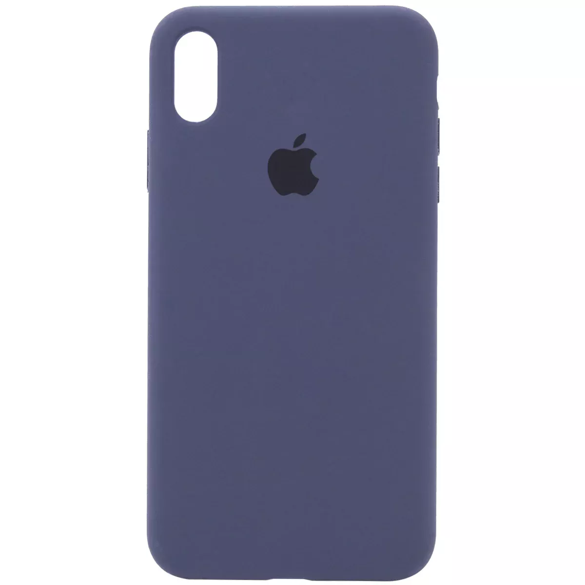 Чохол Silicone case (A) (з закритим низом) для Apple iPhone XS Max (6.5 ") Темний Синій / Midnight Blue