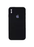 Чехол Silicone Case Square Full Camera Protective (AA) для Apple iPhone XS Max (6.5") Черный / Black