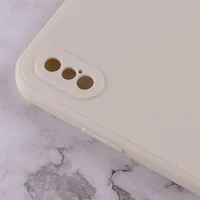 Силіконовий чохол Candy Full Camera для Apple iPhone XS Max (6.5 ") Бежевий / Antigue White